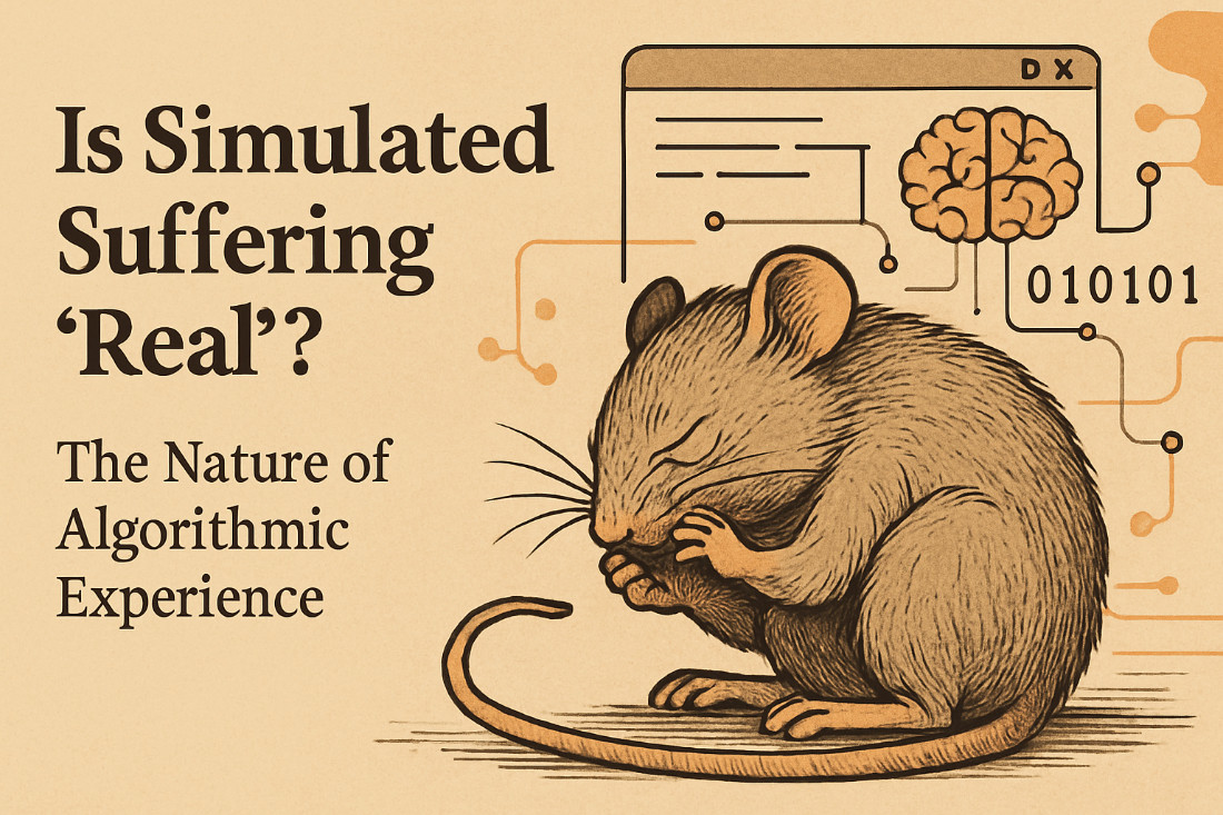Is Simulated Suffering Real? Philosophical Visualization